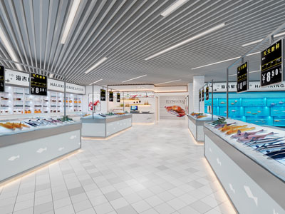 现代海鲜水产专卖店