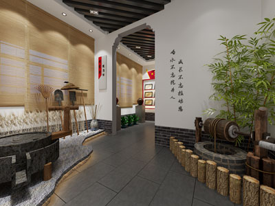 中式村史馆展厅