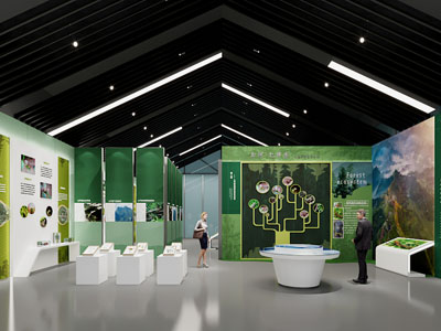 现代展厅植物科普展厅