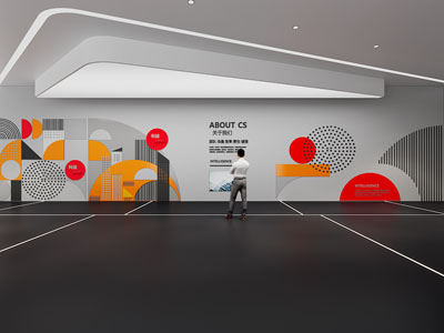 现代企业展厅展览