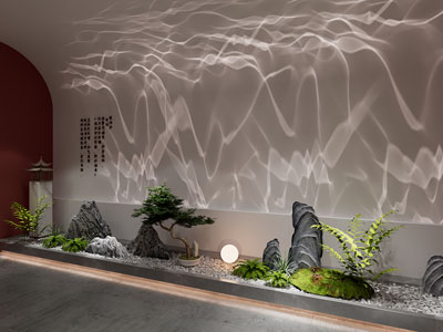 现代水波纹灯