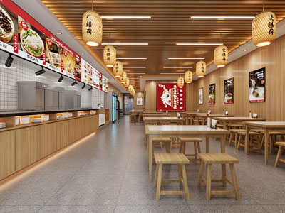 现代饭店餐馆