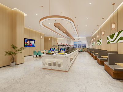 现代自助餐厅