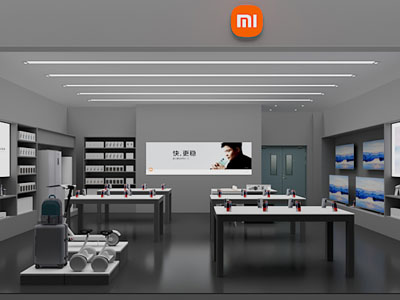 现代小米手机数码专卖店
