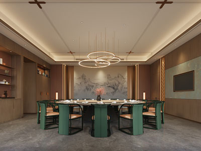 新中式酒店包厢包间
