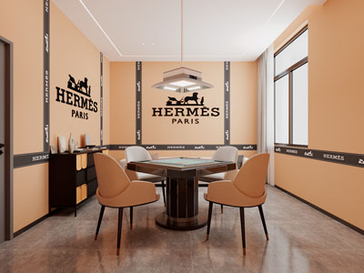 现代简约棋牌室