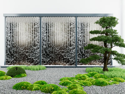 现代庭院景观小品
