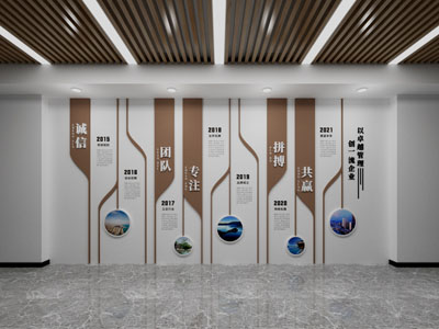 现代企业文化墙