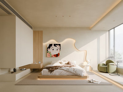 寂家居卧室