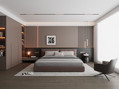 现代意式卧室