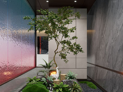 植物堆 室内造景