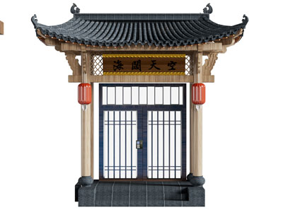 中式琉璃瓦建筑构件