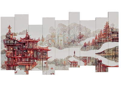 新中式装饰画 古风挂画