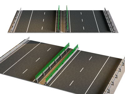 现代柏油马路 道路