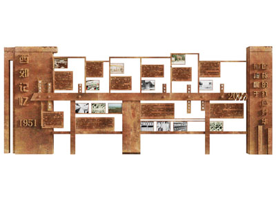 现代宣传栏 文化景墙 发展历程