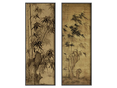 竹林风景装饰画 挂画