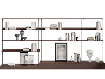 中古风书架 置物架 书籍杂志