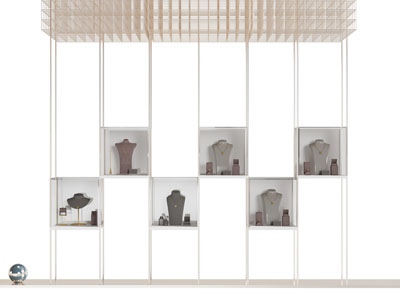现代珠宝展架