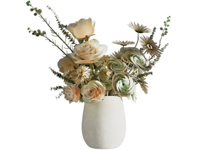 现代新中式花艺 鲜花 花卉 花瓶 摆件 装饰品