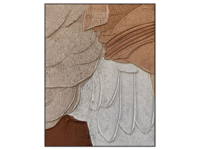 现代装饰挂画 肌理画