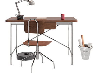 现代中古风书房