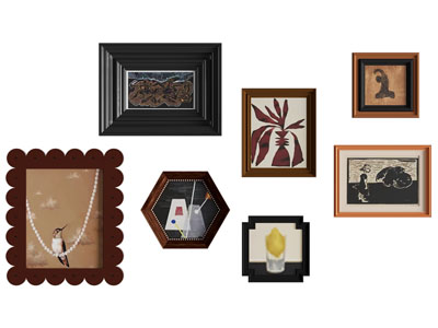 中古风挂画