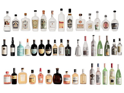 酒瓶酒杯
