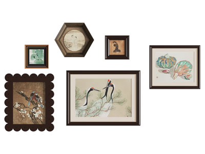 中古挂画 画框