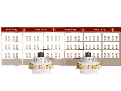 白酒柜 展示柜 展台 五粮液