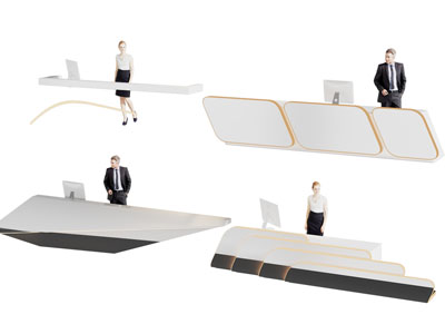 现代前台接待台