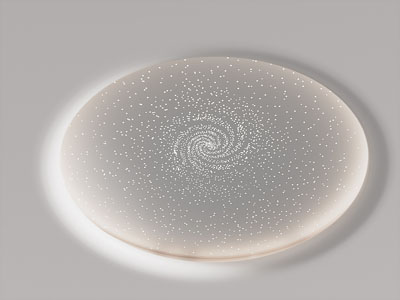 现代圆弧吊顶 星空顶 大厅吊顶 楼梯间吊顶