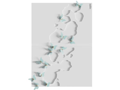 现代立体蝴蝶装饰挂画
