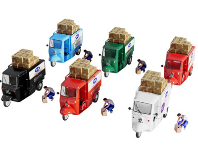 交通工具 快递三轮车