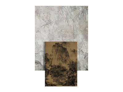 新中式肌理画 装饰画 挂画