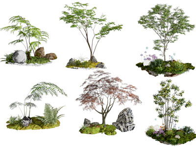 现代室内景观 景观造景 景观小品 庭院景观