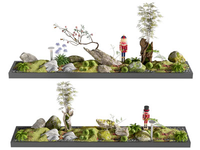 现代苔藓造景 绿植景观
