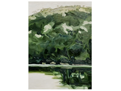 现代挂画 水彩画 风景抽象画