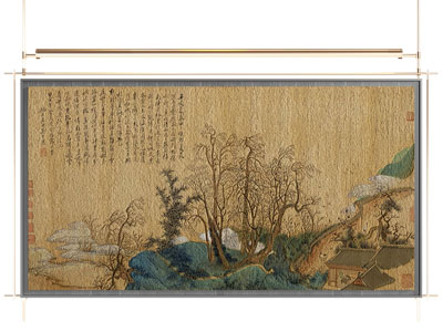 新中式装饰画 山水画 挂画