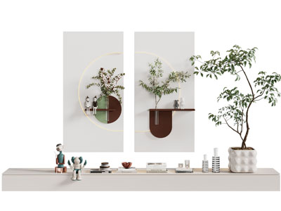 现代奶油风装饰画挂画组合墙饰挂件