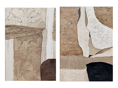 现代装饰画 肌理画 挂画