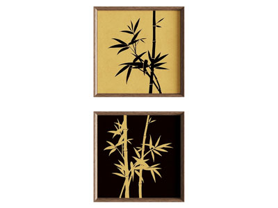 法式中古挂画 复古挂画 茶室挂画