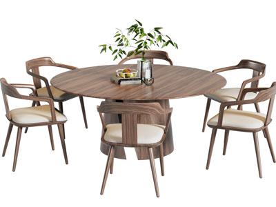 侘寂餐桌椅