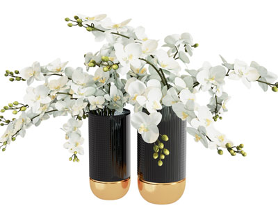 现代花瓶花艺