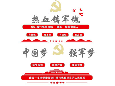 现代党建文化宣传背景文化墙