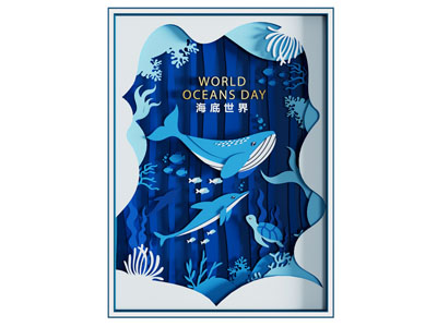 海洋生物橱窗 海底世界美陈