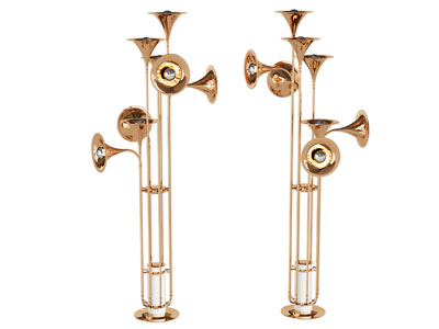 现代轻奢多头落地灯