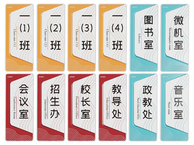现代导视牌