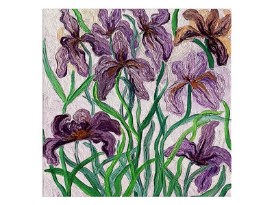 现代油画 花卉画 装饰画