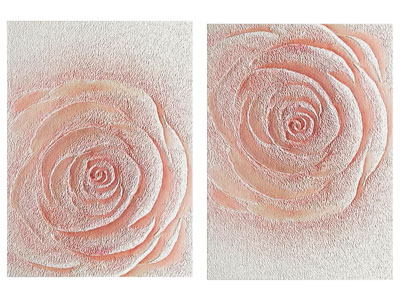 花卉装饰画 颜料画