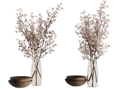 现代花瓶 花艺 干花 插花